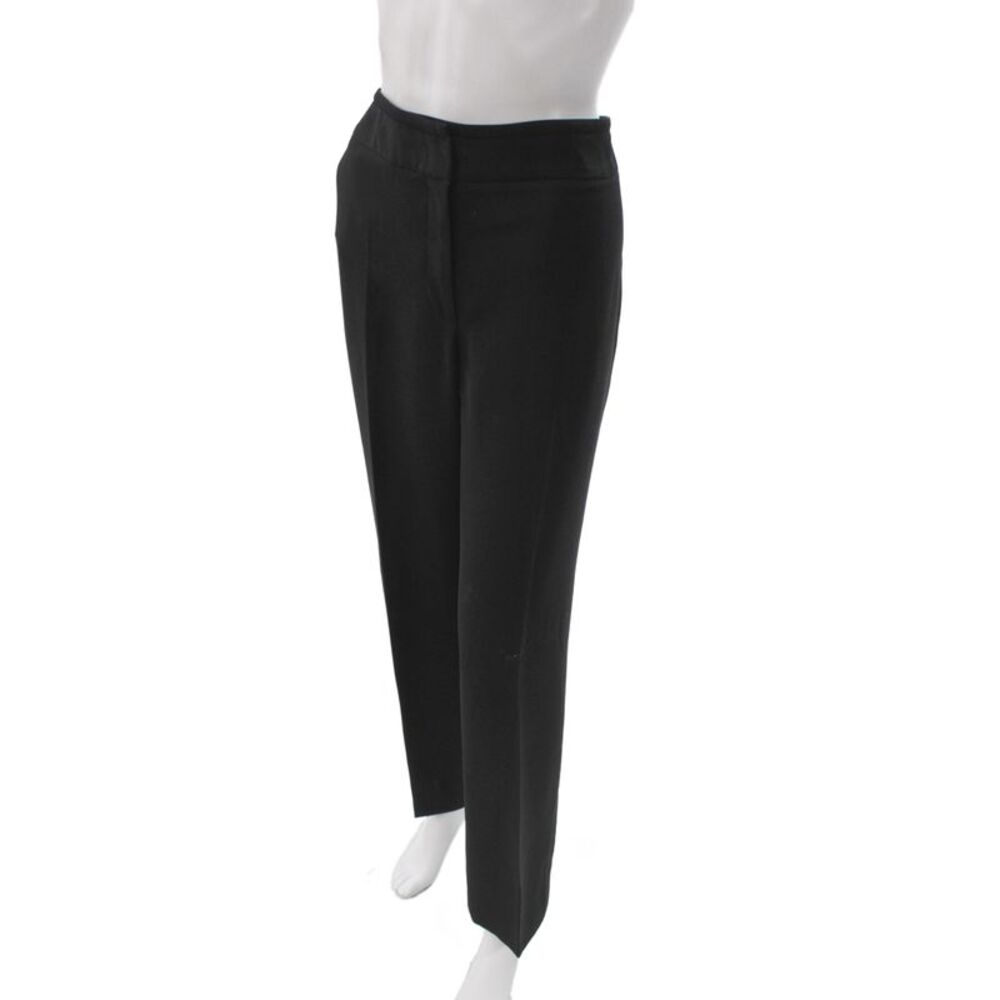 Armani Collezioni Women Dress Pants Black Classic Solid Size 12 - Picture 2 of 5